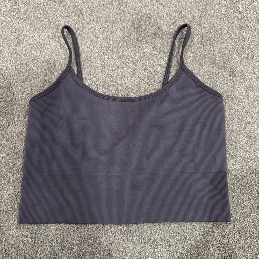 Athleta Seamless Ribbed Cropped Tank Top